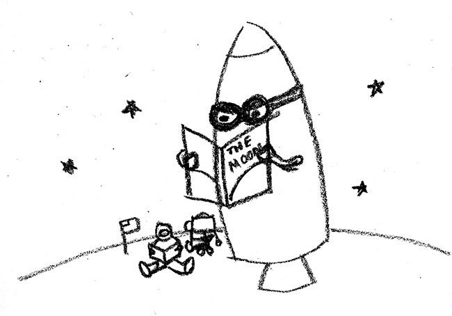 kidcandoodle's tweet image. All caught up w/ #28days28drawings with #truckseatingtacos &amp;amp; #readingrocket