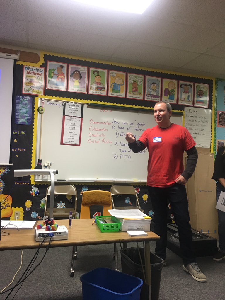prietobball's tweet photo. @NBPrincipal teaching parents "how students develop a personal code of conduct"@EUSD #coffeewithprincipal#ownit https://t.co/s05cBrVH5y