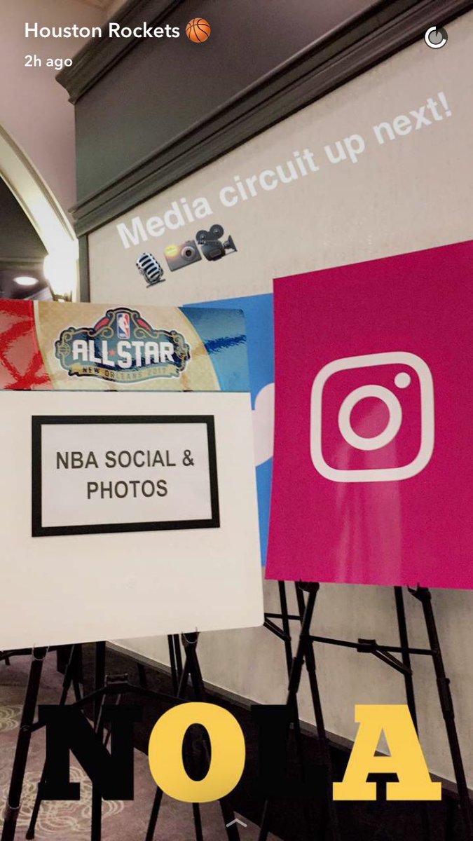 Follow us on Snapchat for full coverage from #NBAAllStar!   👻 houstonrockets https://t.co/4HlxPoxDVQ