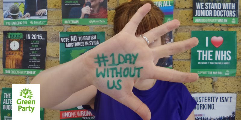 We’re supporting #1DayWithoutUs. Our social media coordinator is an EU national, so you won't be hearing  from us on here today.