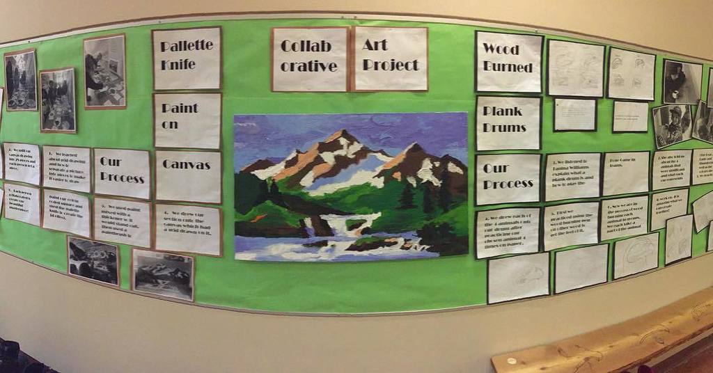 grade 4/5 collaborative art project ift.tt/2lrzCSF