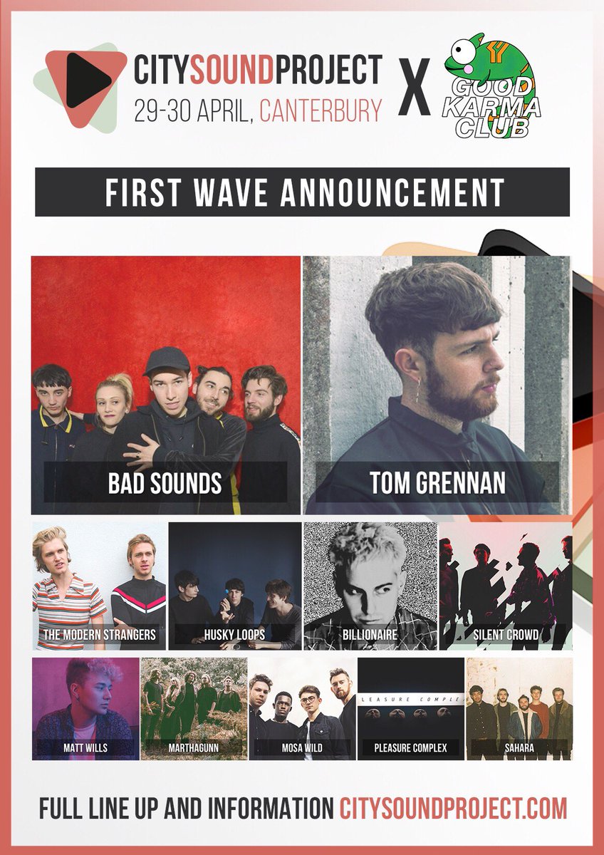 AbbieAbbiemac's tweet image. 💥🚨 Here's the first wave of acts for my @goodkarma_club stage at @CitySoundPro this April 🌊🎶

This is gonna be a party 🚀