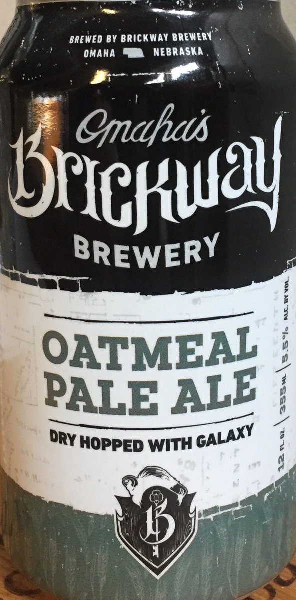 Check out our next Seasonal. Oatmeal Pale Ale dry-hopped with Galaxy. The first tastes will be next Tuesday during #omahabeerweek2017