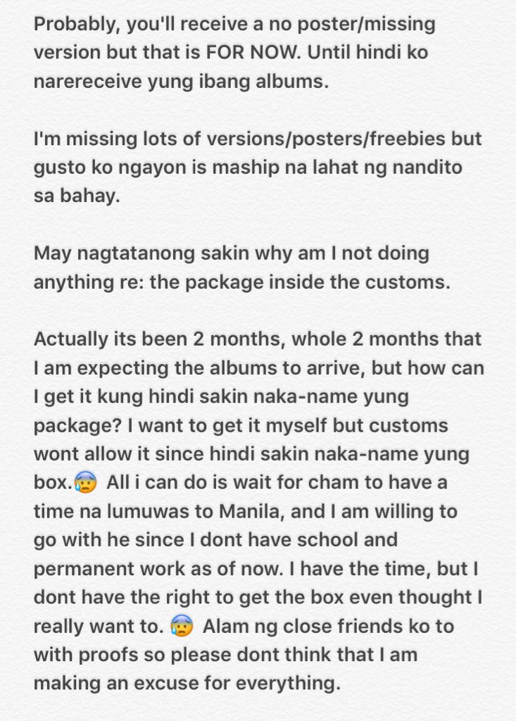 jin1992cokr's tweet photo. #EMEM_UD

This is probably the longest update/tweet I've ever made. To all my buyers, please take time to read. Thank you so much💚 https://t.co/vGJFKC3VNJ