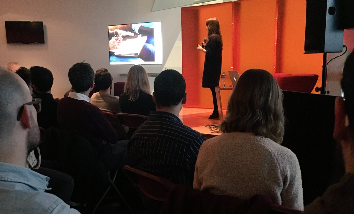 Fascinating case studies from <a href="/DeloitteDigital/">Deloitte Digital</a> Dublin on using ethnographic research in developing design for humans (not users) #OffsetDUB