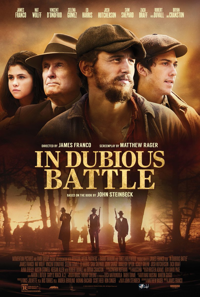 PlazaAtlanta's tweet photo. Now Playing, For All You #ApplePickers, This Star Studded, #LocallyMade In Georgia Adaptation Of #JohnSteinbeck's Novel, #InDubiousBattle!! https://t.co/oyrsKtaUdJ