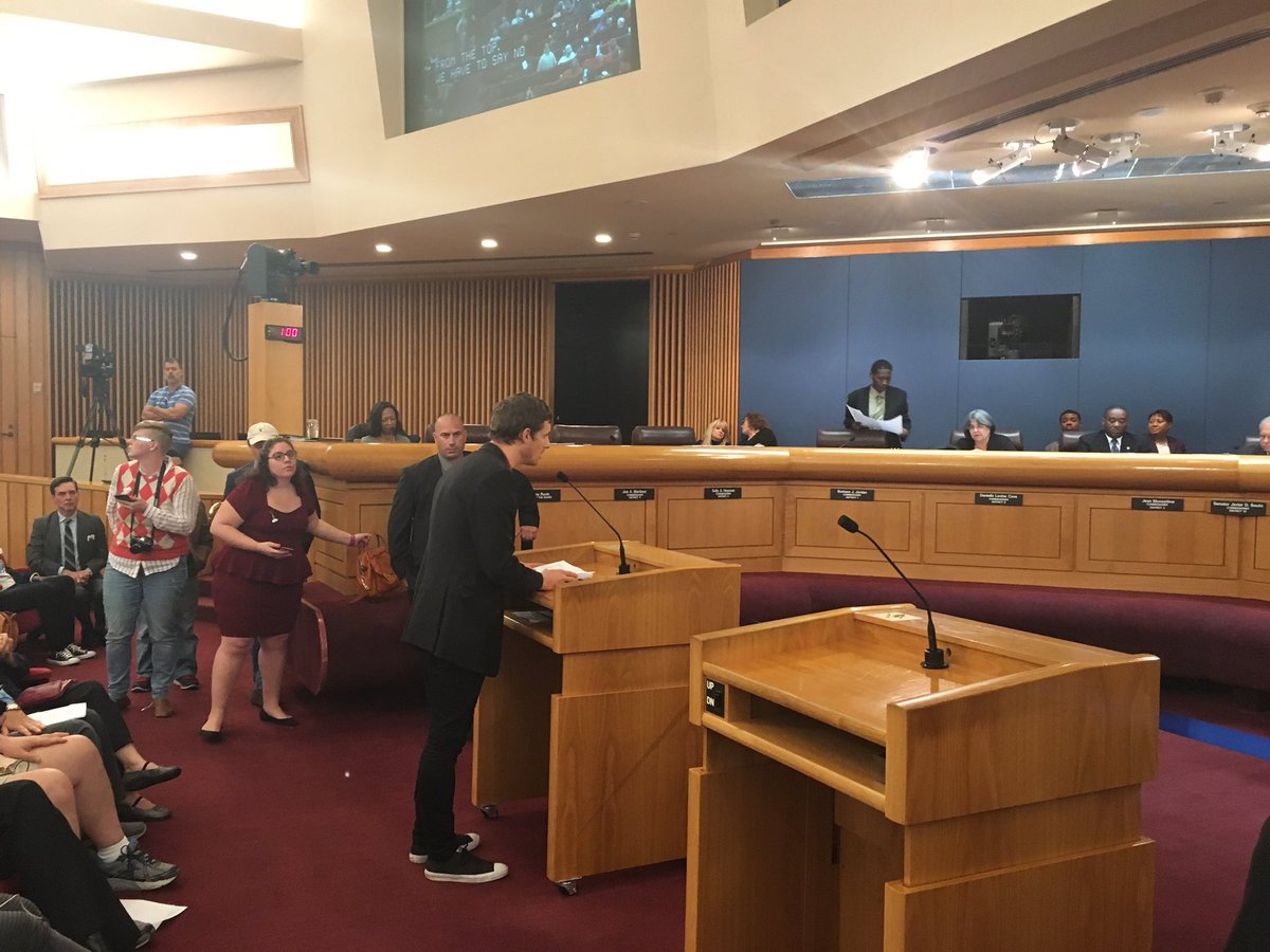 FLRising's tweet photo. Presenting petitions signed by more than 4,200 people asking our county commission to stop detainers & protect our community #StopGimenez https://t.co/B27OUSeOhZ