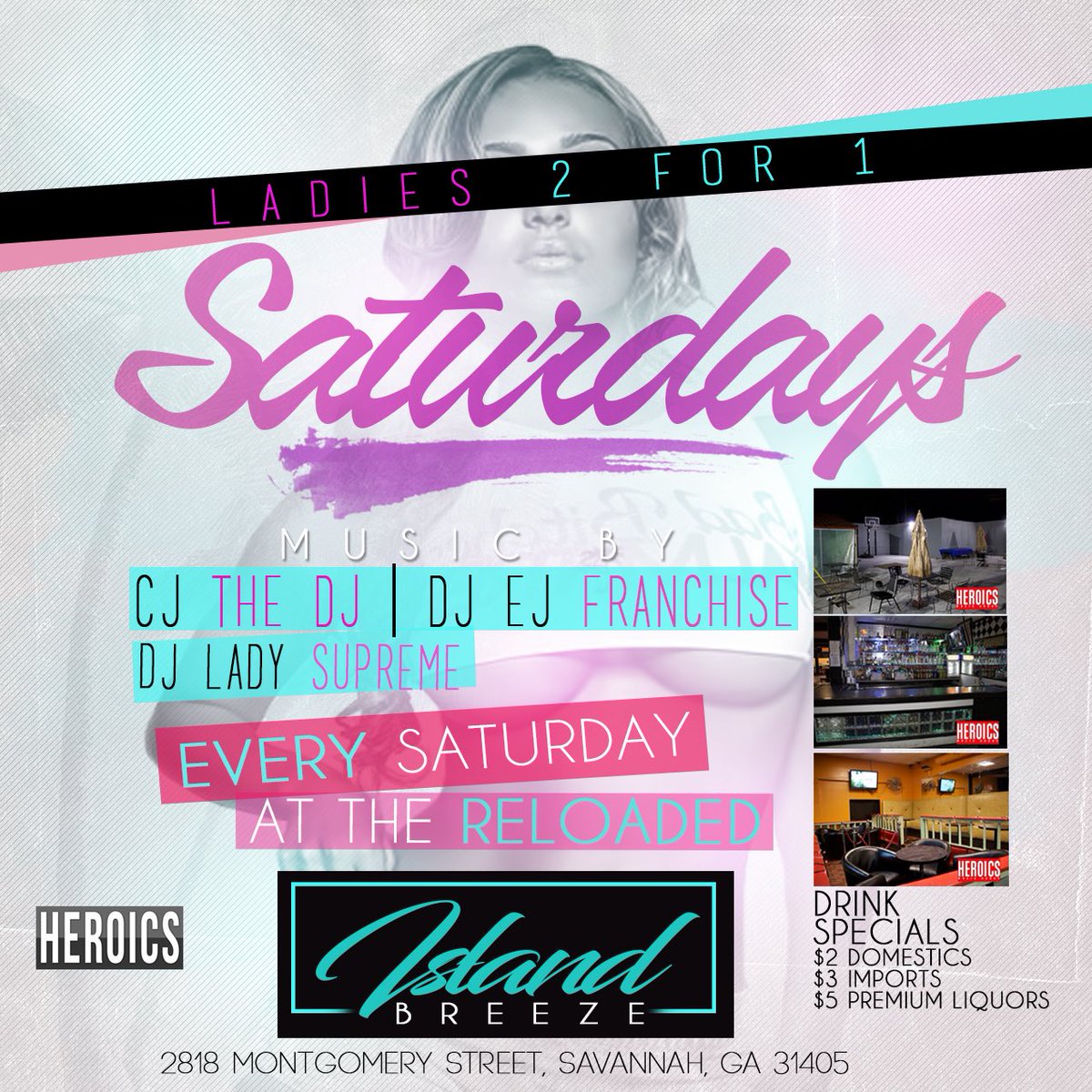 Ceodjshields's tweet photo. #SSU #SSU20 #SSU19 #ARMSTRONG20 Saturdays Ladies 2 for 1 @ ISLAND 🌴 BREEZE #SSU @Ceodjshields @DJEJFranchise @CjThatsMyDj @Heroicsfool https://t.co/h8dG5caLWn