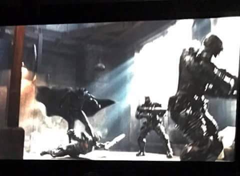 Bosslogic's tweet photo. First look at Batman using a robot to surf in Justice League https://t.co/8jwW8xVZg0