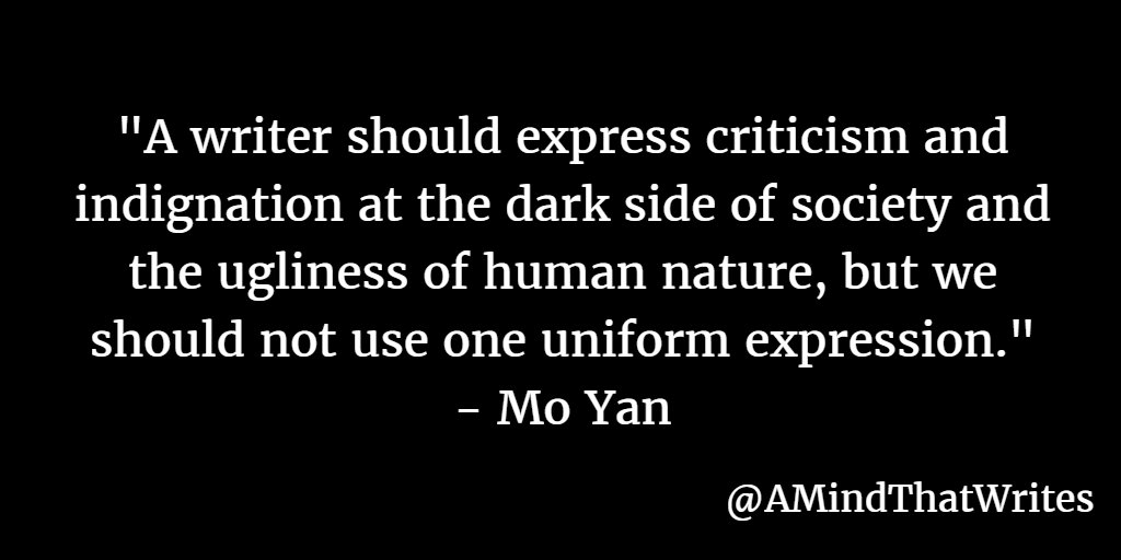 Happy belated birthday, Mo Yan! 