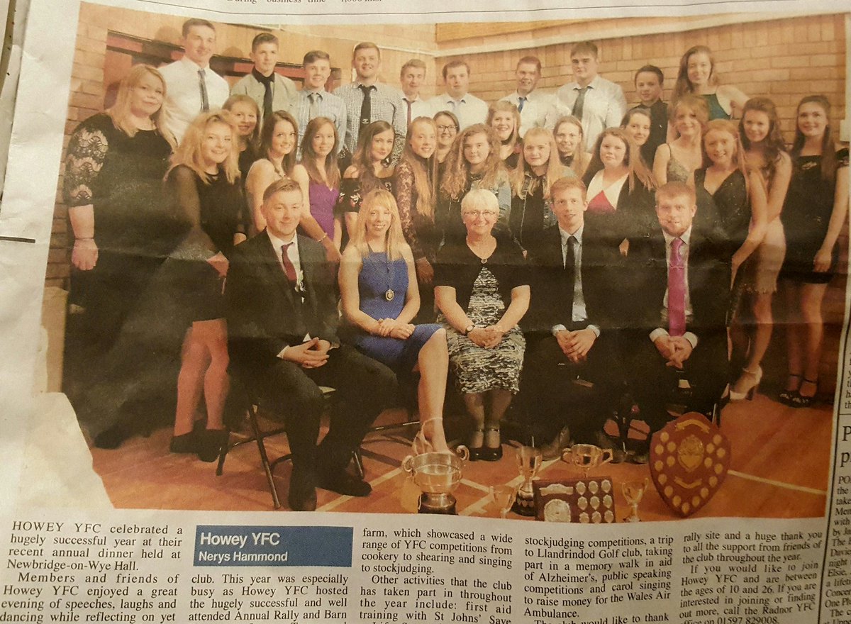HoweyYFC's tweet photo. We're in the @BnRExpress. Don't we scrub up well! #TeamHowey #YFC #Members #Friends #Awards https://t.co/6IS4DSYQ0h