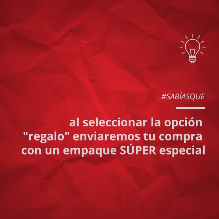 #SabíasQue contamos con la opción "regalo" para que sorprendas a tus seres queridos
