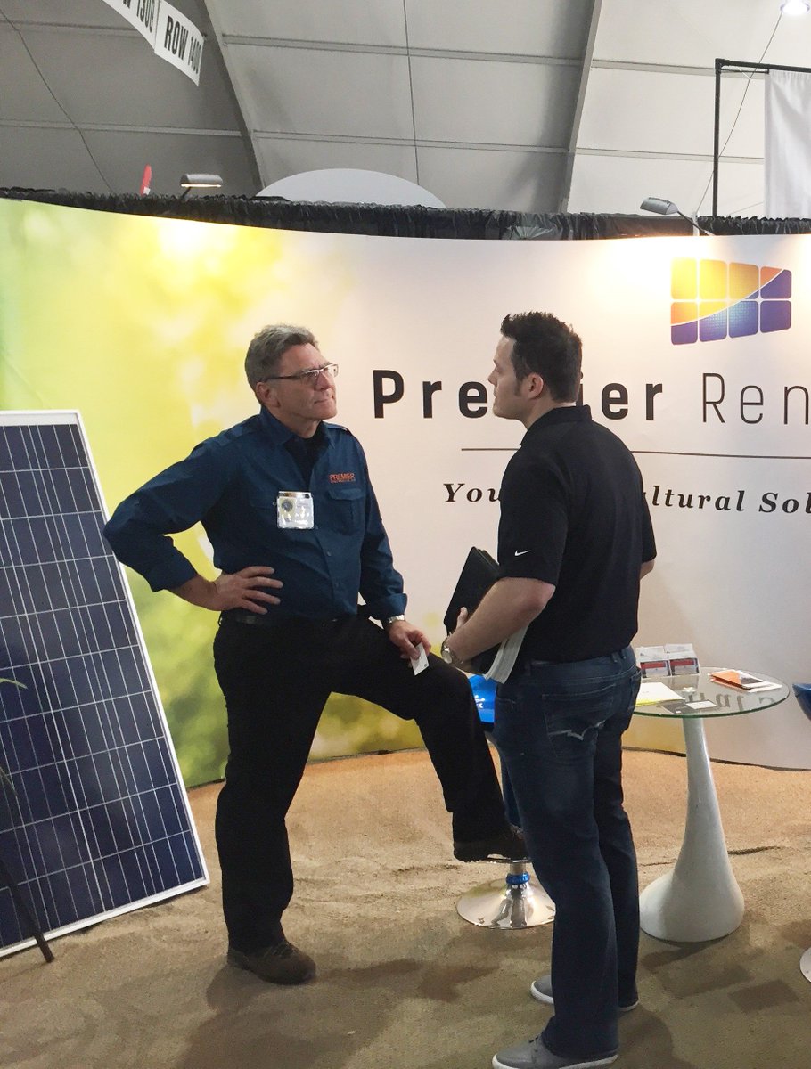 Premier_Solar's tweet photo. Premier Renewables’ Team Neil, Joel, and Reuben wrapped up another successful WAE. Thank you for the tremendous response! #Solar https://t.co/gPL6q3STje