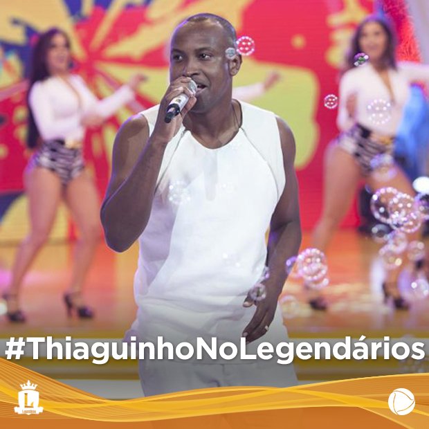 Tá loko! Este sábado (18) vai ser animado com #ThiaguinhoNoLegendários. Você não é nem doido de perder, né? 👊😉 #Legendários