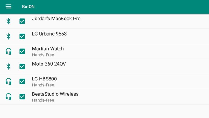 AndroidPolice's tweet image. BatON is an app that tries to show the battery level of connected Bluetooth devices, despite Android&apos;s limitation… androidpolice.com/2017/02/17/bat…