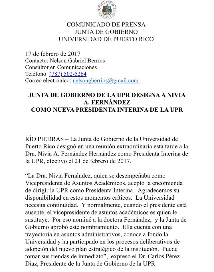 Universidad de Puerto Rico - UPR tweet media