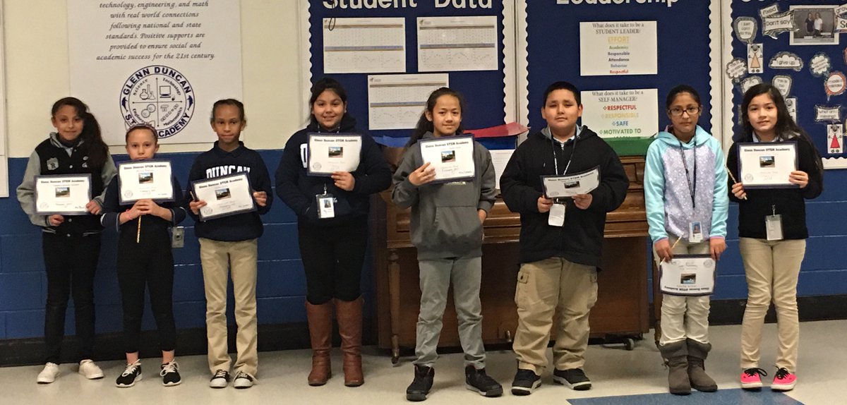 GDuncanSTEM's tweet photo. February Student of the Month students chosen for being respectful and having good relationship skills. https://t.co/3n9232TgoG