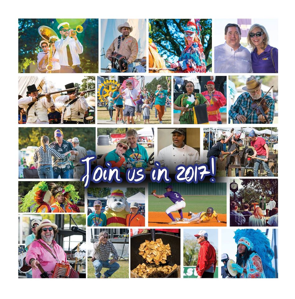 ExperLAFest's tweet image. SAVE THE DATE! 2017 Festival: OCT 28-29 (Sat-Sun) bit.ly/2lt1HZP @LouisianaTravel @VisitStLandryLA @LSU_Eunice @JeanLafitteNPS