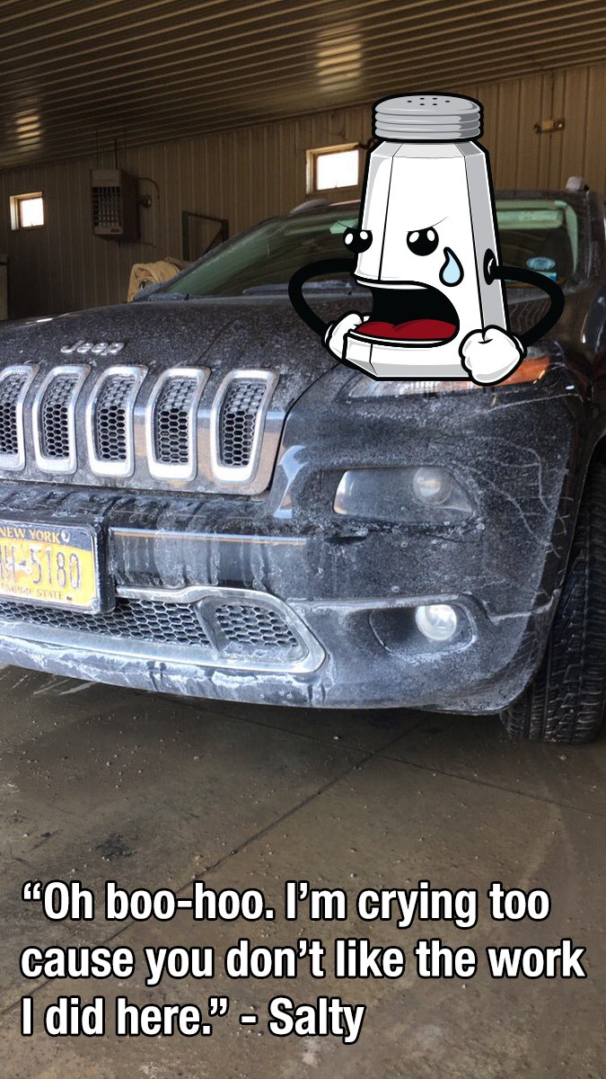 DeltaSonicWash's tweet photo. @nicoleexolovee You've hurt Salty deeply. #SaltBites https://t.co/AWVKPu00QV
