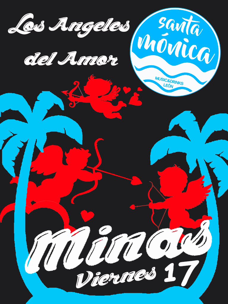 santamonicaLEON's tweet photo. 🎶🎶Aquí están, vienen ya tan feliz
con sus flechas de amor para tiii🎶🎶
🌴❤️🌴❤️🌴❤️🌴❤️🌴
#santamonicainlove
#sanvalentindeminas
#vamosalaplaya https://t.co/nzQe6b4eoy