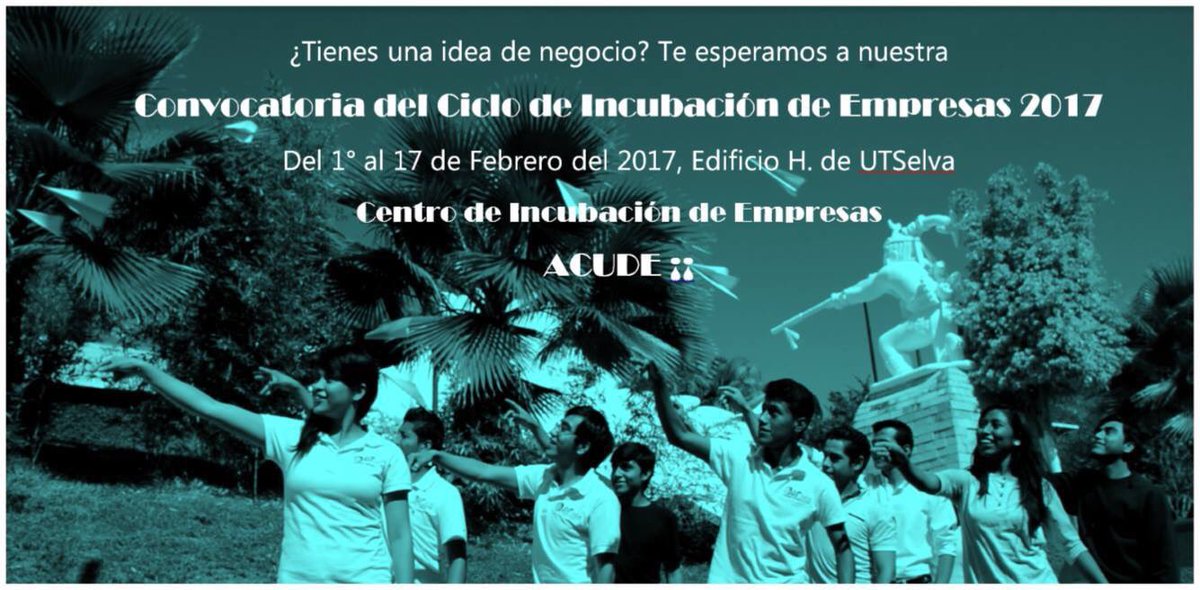 jcgordilloc's tweet photo. En @UTSelva2 impulsamos de manera decidida el emprendimiento así que a aprovechar el último día de la convocatoria de @incubadorauts https://t.co/hL81k5VPRF
