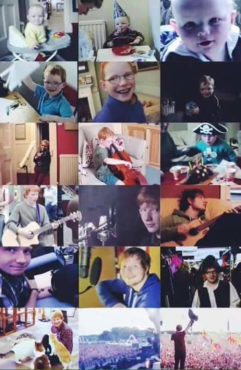 Wao, it\s 26 years, time passes very fast, happy birthday Ed Sheeran I love you and I admire you   