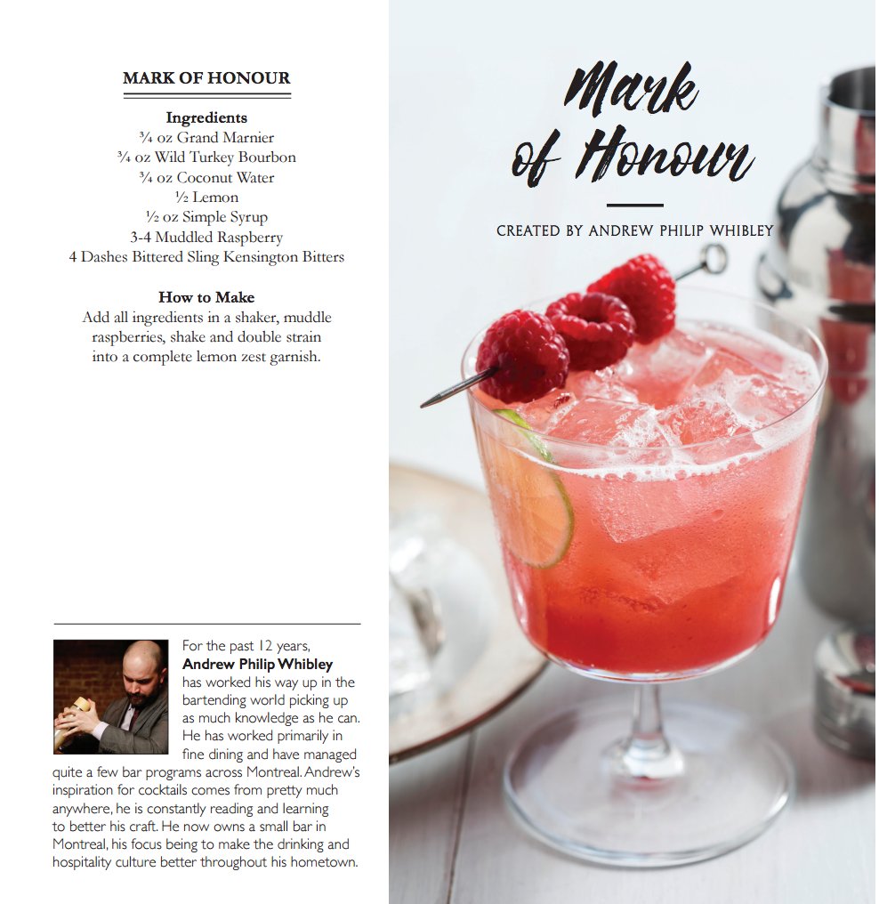 Montreal's Andrew Whibley presents his "Mark of Honour" inspired by Grand Marnier &amp; Bittered Sling Bitters. Recipe: 📸 #LeGrandSling