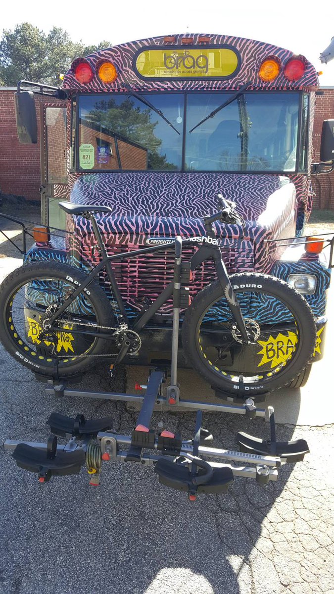 Gearing up for #winterride ! #fatbike #nashbar #brageorgia #letsgo #skoolie