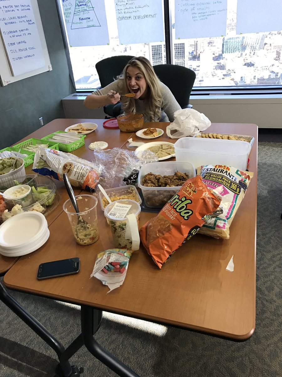 Work potluck and courses #bestday #food #greenfriday