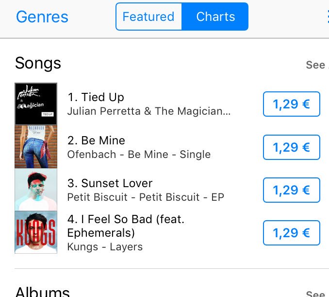 julianperretta's tweet image. Thanks to the amazing fans in France for making this happen today on iTunes 👊🏻 @themagician