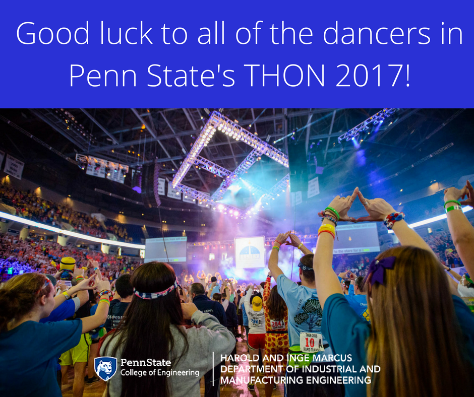 pennstateime's tweet photo. @THON 2017 begins today. Good luck to all of the dancers! #FTK #IgnitingHopeWithin https://t.co/a4KWNTkEDq