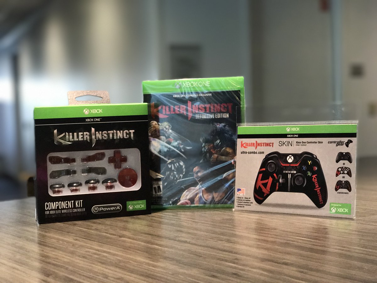 KillerInstinct's tweet photo. To enter, RT this tweet &amp; tell us your favorite thing about Killer Instinct. One lucky #FreeStuffFriday winner at 11:59 pm PDT. Good luck! https://t.co/r6QtWXOBBL