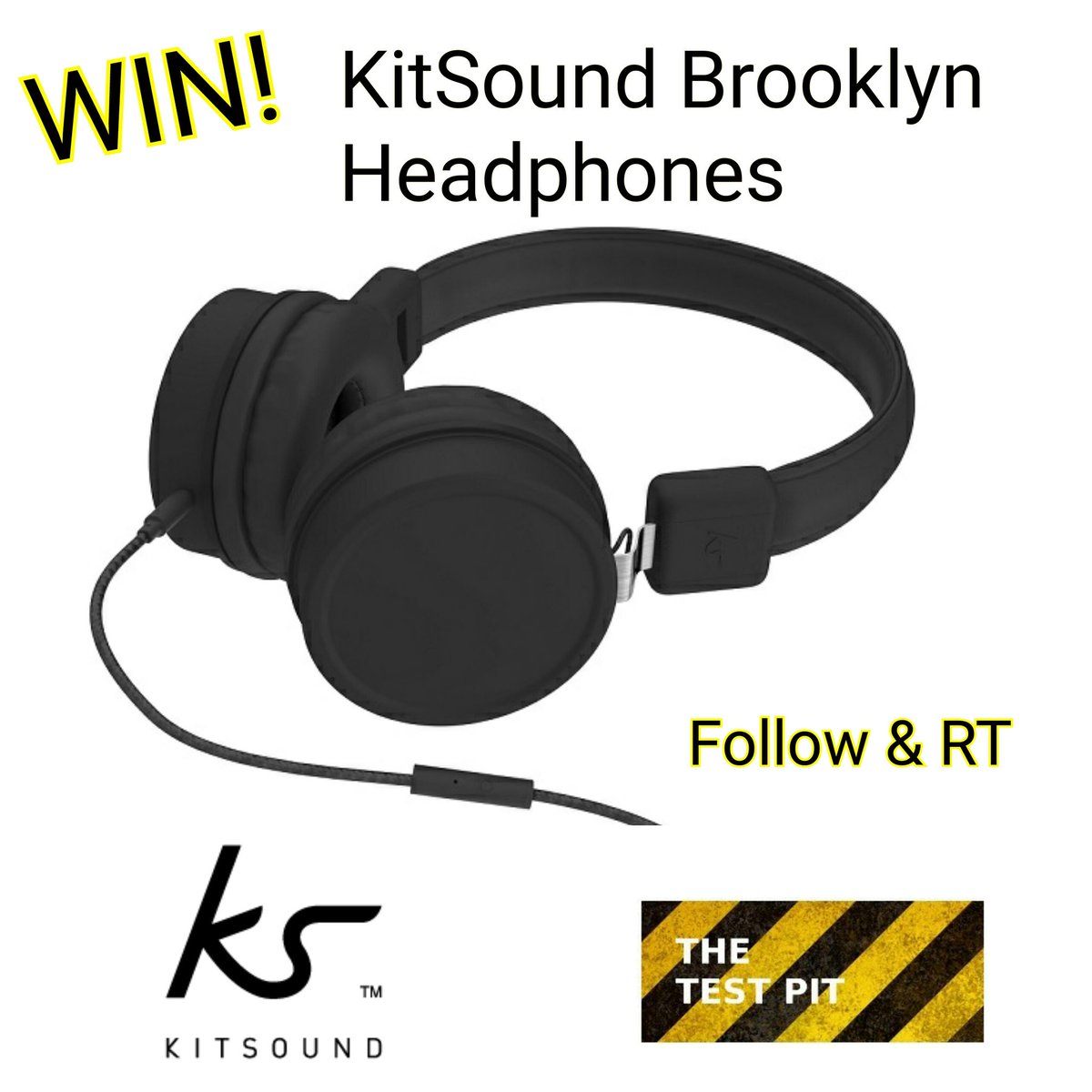 thetestpit's tweet photo. #Win a pair of @KitSoundUK Brooklyn Headphones in our latest #competition. Follow &amp; RT! https://t.co/ohWq712JyJ #giveaway https://t.co/JmwXIqy64O