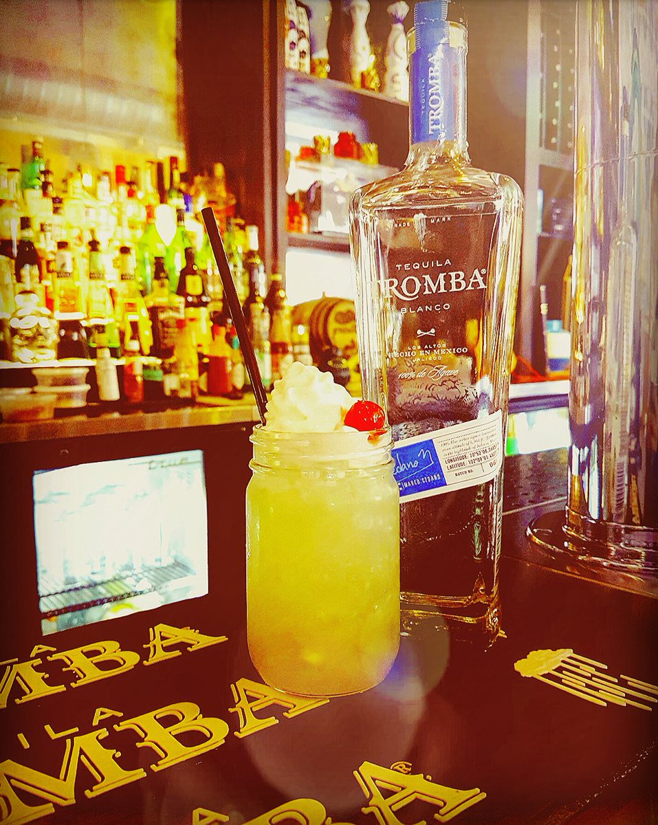 Missing #summer?🌞 Try our <a href="/TequilaTromba/">Tequila Tromba</a> Ten-A feature of the week!😎 #pinacolda #margarita🍒 $10 everyday for a special made tromba margarita