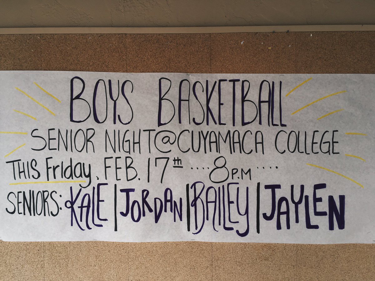 Tonight is the night! We're honoring our seniors at 7:45 &amp; the game starts at 8🏀