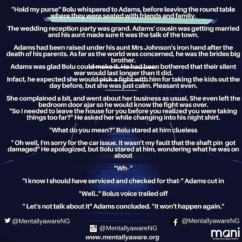 MentallyAwareNG's tweet photo. #EDchronicles continues today with - Episode 15
Follow our interesting and informative stories that portray real lโฆ https://t.co/zezo9BnlmW