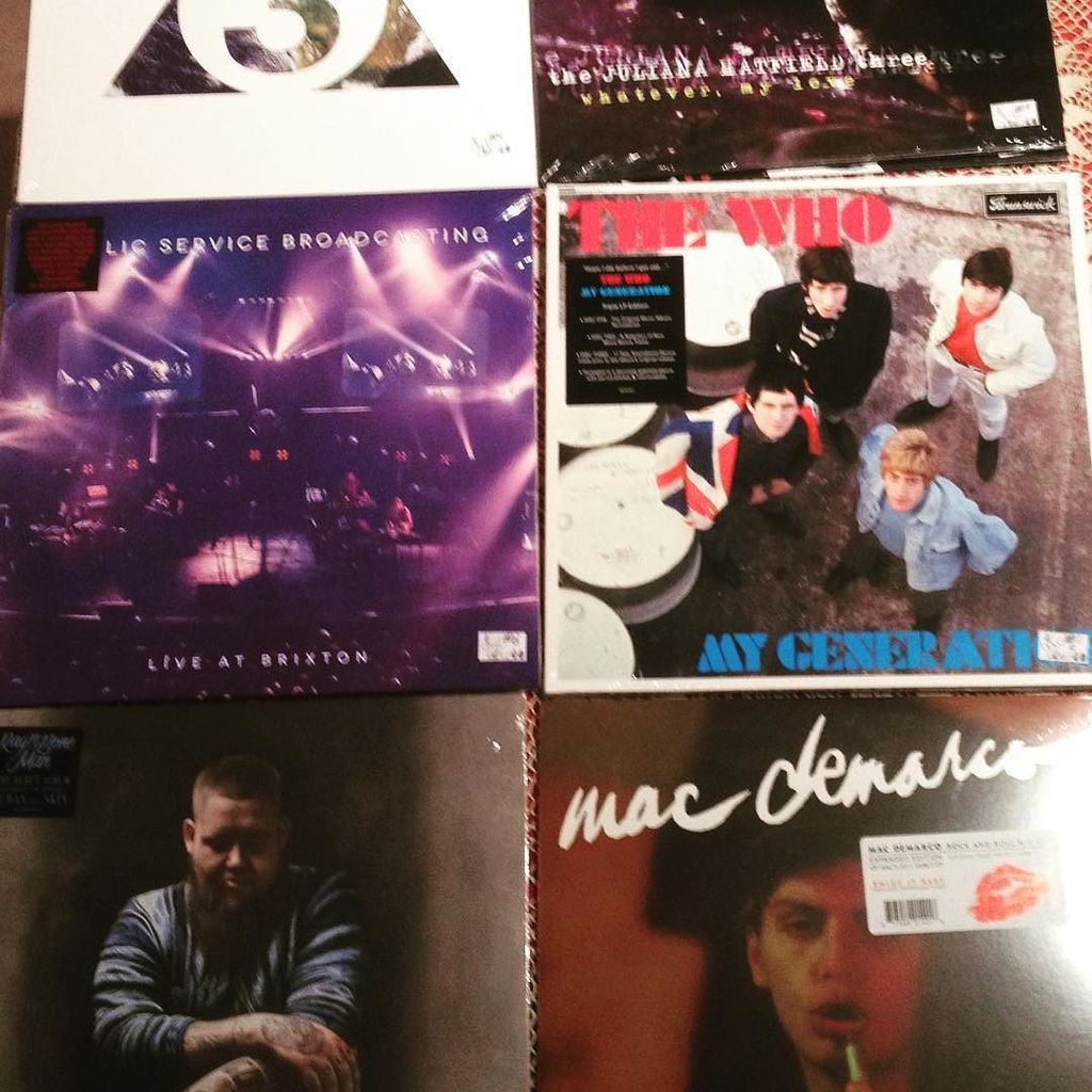 #vinyl #vintage #vinyljunkie #vinylcollection #vinylrecords #publicservicebroadcasting #ragnboneman #macdemarco #th…