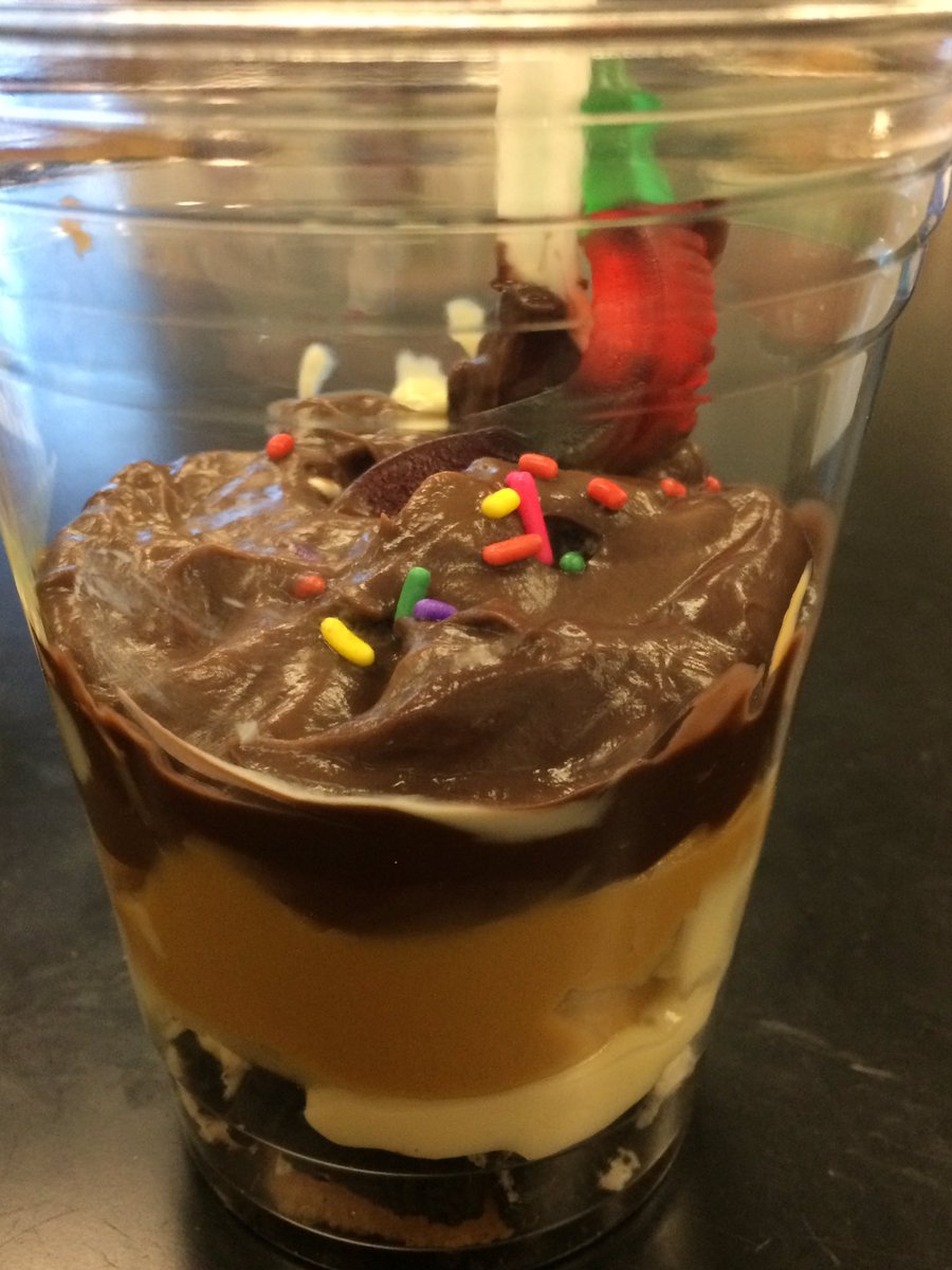BHSAgDept's tweet photo. Nothing says Friday like an edible soil horizon lab! #BHSAg #DirtRules #AgTeachersRock https://t.co/mzjLjXY461