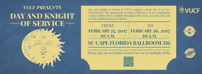 Do good and do more at <a href="/VolunteerUCF/">Volunteer UCF</a> Day and Knight of Service next weekend! #ChargeOn

👉 bit.ly/2lbTpD3