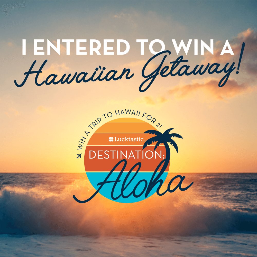 OVSolutions's tweet image. Come join me for a Hawaiian Getaway! lucktastic.com/twShareFunnel