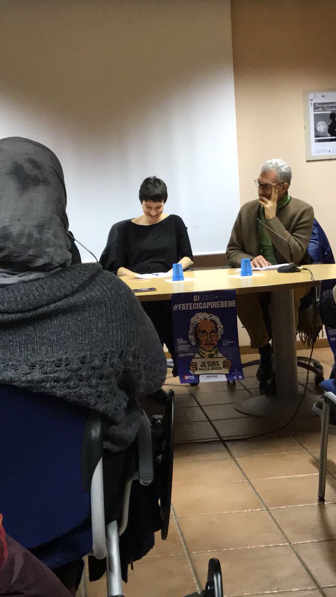 MoningaOnlus's tweet photo. Serata interessante: Je Suis Razza Umana con @annalisacamilli #fatecicapirebene @ArciModena https://t.co/lshHL6Rdto