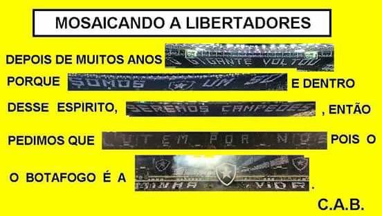 FellipeC98's tweet photo. Respeitem, meu Botafogo é gigante!!!! https://t.co/ltWUv7LJuu