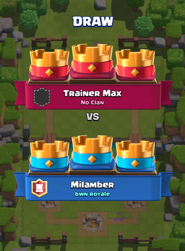 Milamber_M's tweet photo. Never ignore max RG! 😂 #closebattle #clashroyale https://t.co/3JFN3PPWU8