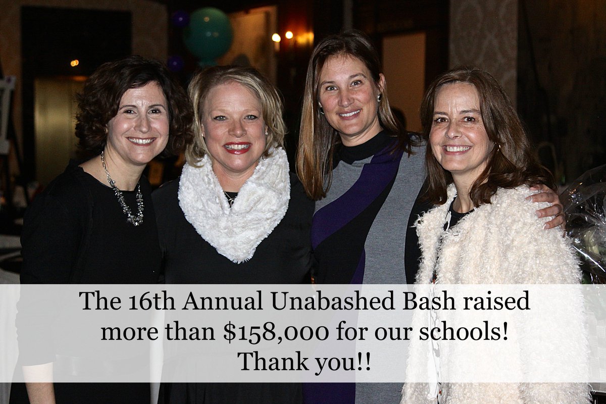 Thank you to everyone who helped us reach this milestone! $158,000 raised for our schools at the Bash!