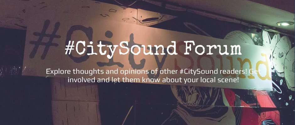 CS_publications's tweet photo. Get involved with NEW CitySound Forum! Discuss and answer the big questions about Cardiff's music scene: https://t.co/yiJYNOSJVO #CitySound https://t.co/mMO013D11G