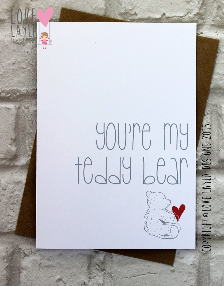 lovelayladesigns.co.uk/lgbt-cards.html #funny #funnycard #lovelayla #greetingcard #showusyourlove #teddybear #teddybearcard #love #birthday #lgbt #lgbtcard
