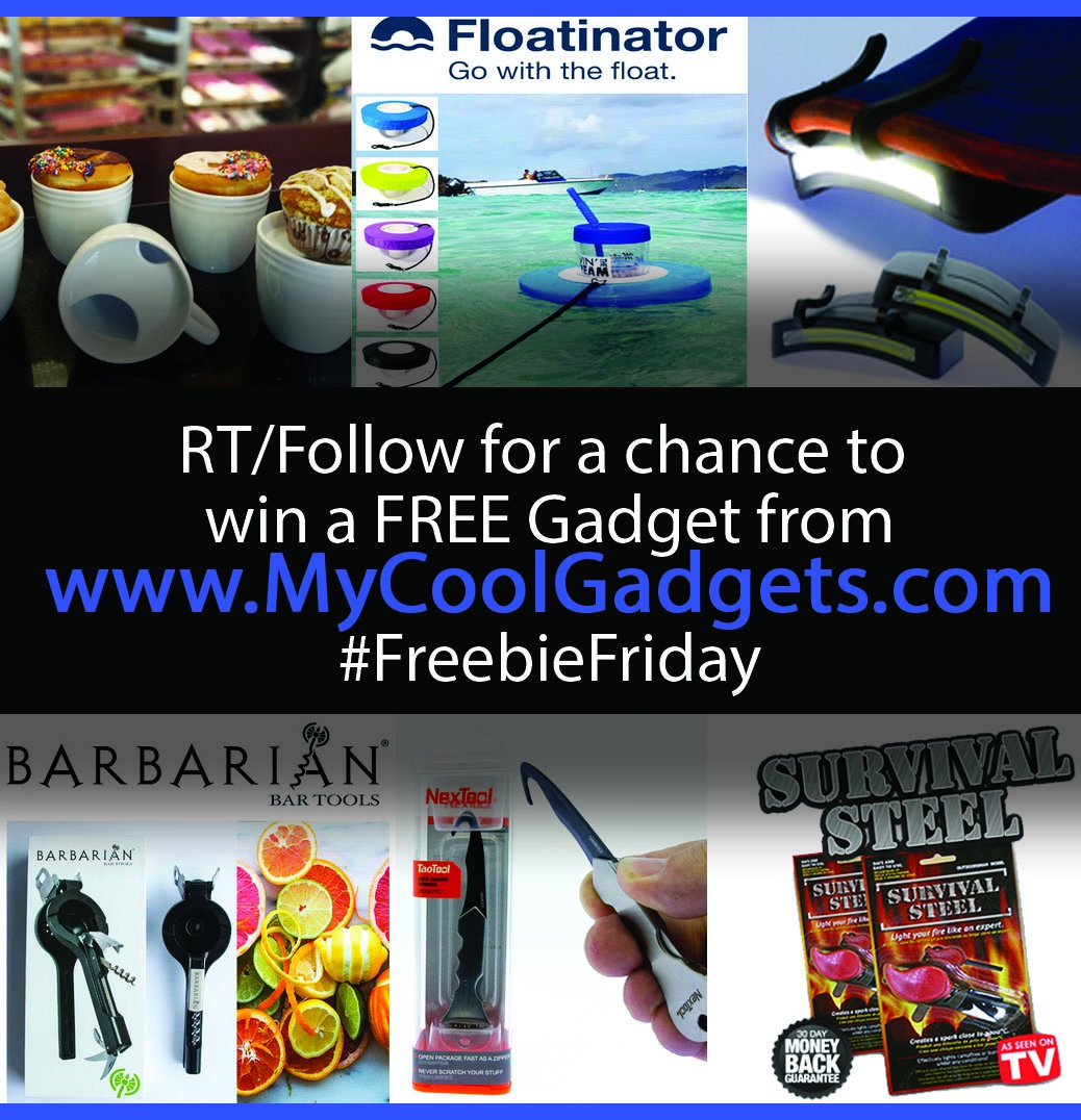 MyCoolGadgets1's tweet photo. You could #win a FREE gadget from https://t.co/kPBRvbz1K4 RT/Follow/Sign up to enter #FreeGadgetFriday #weeklyGiveaway #FreebieFriday https://t.co/KSJjlirUtP