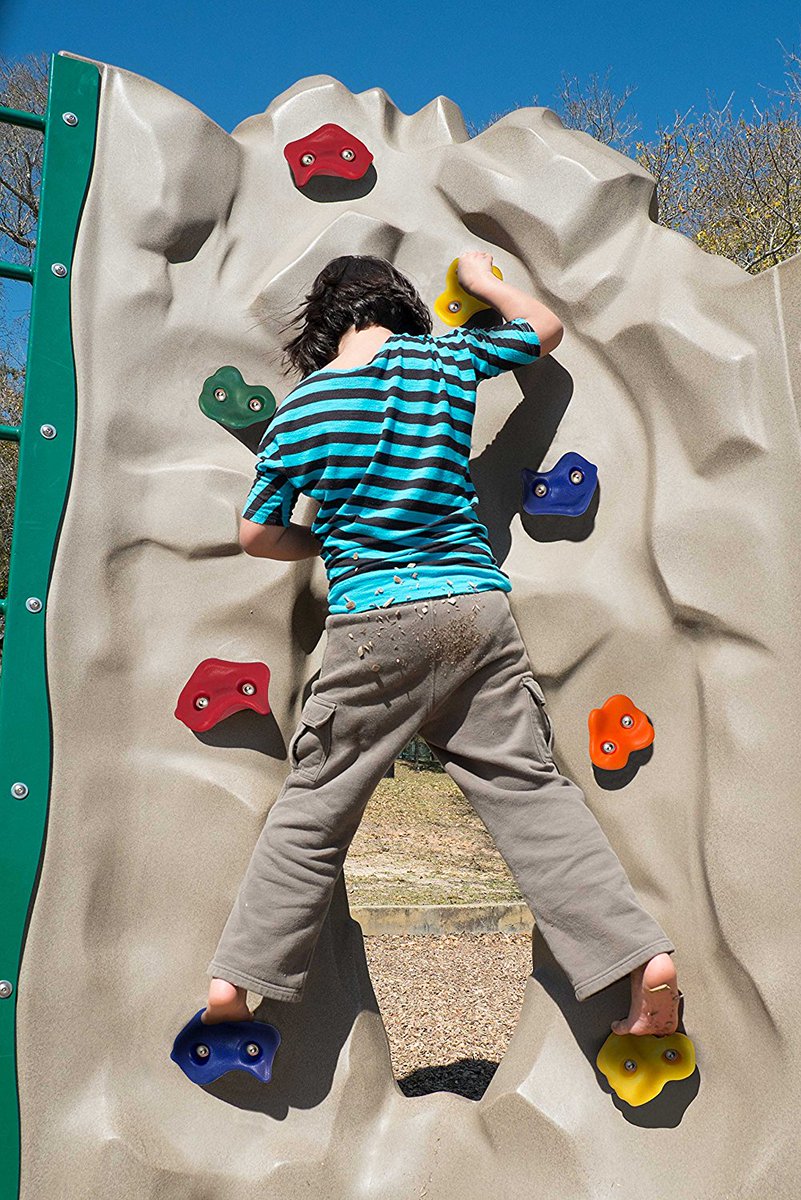 Kids #RockClimbing Wall Holds, #SwingSet Accessories, Indoor &amp; #Outdoor Playground Equipment ow.ly/D1sO307Unuq #sports #outdoors