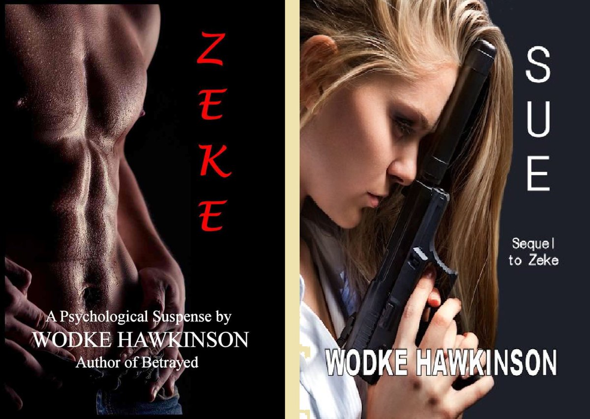WodkeHawkinson's tweet photo. Ever fall for the wrong one? 
ZEKE https://t.co/rNIUFX4h1b
&amp; sequel SUE https://t.co/2LYLL6IWGo
#books #suspense #ASMSG https://t.co/HJEjupqDpo