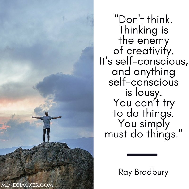 zenmindhacker's tweet image. Have you ever overthought something? #mindhacker #creativity #dontthink

bit.ly/2kxI56W